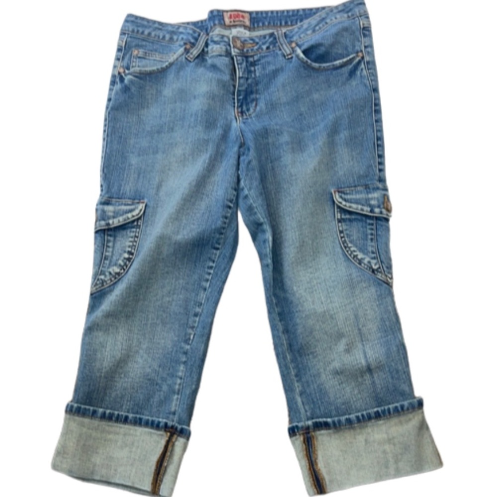 No Boundaries denim capris cuffed jeans - Junior 15